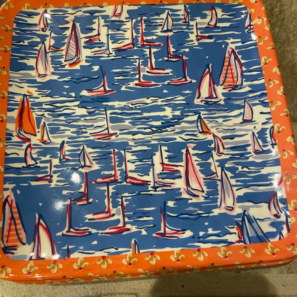 Lilly Pulitzer melamine plates